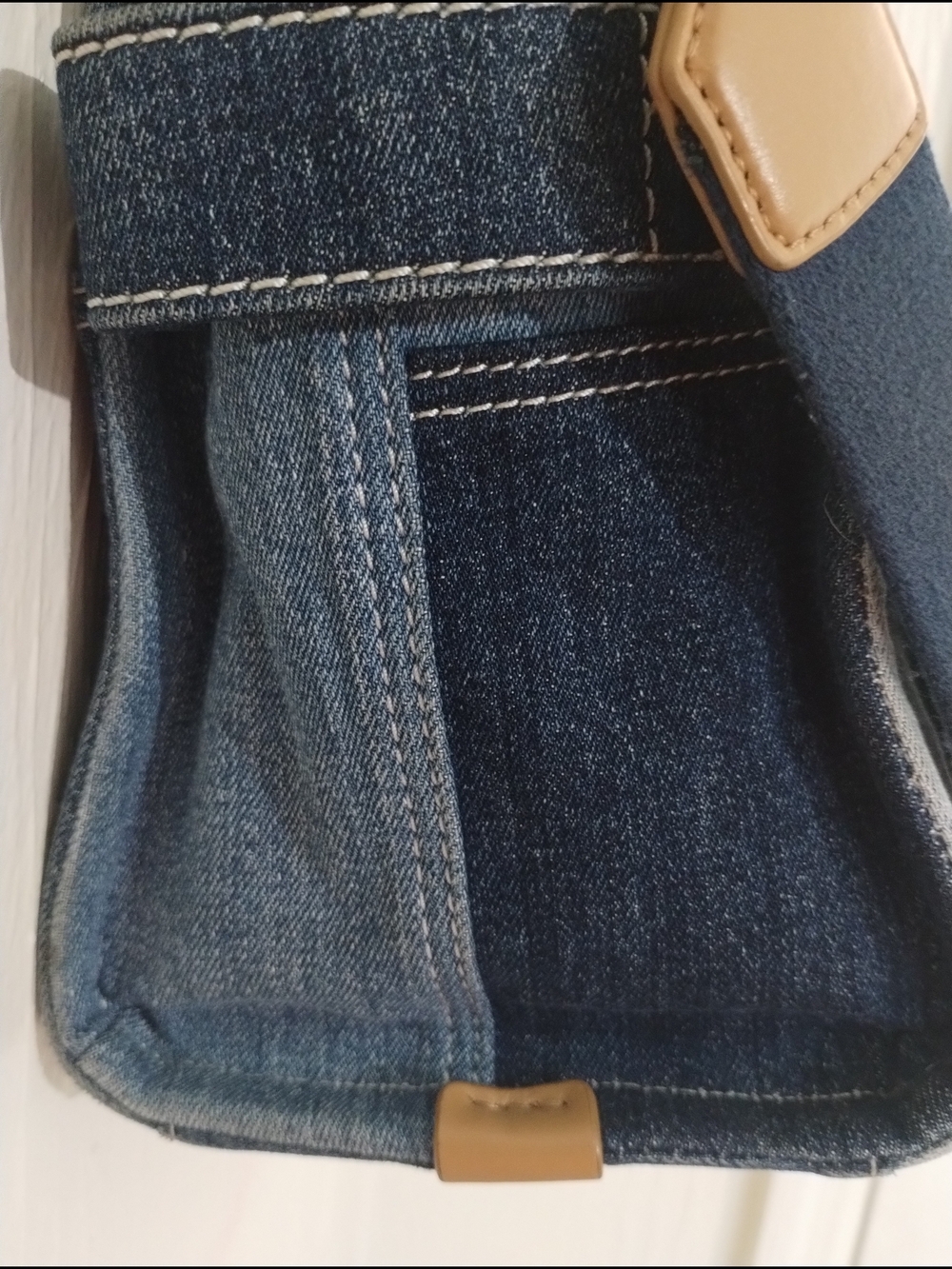 Marc Jacobs Blue Denim Patchwork Medium Tote Bag "Final Sale Price " - Picture 9 of 16